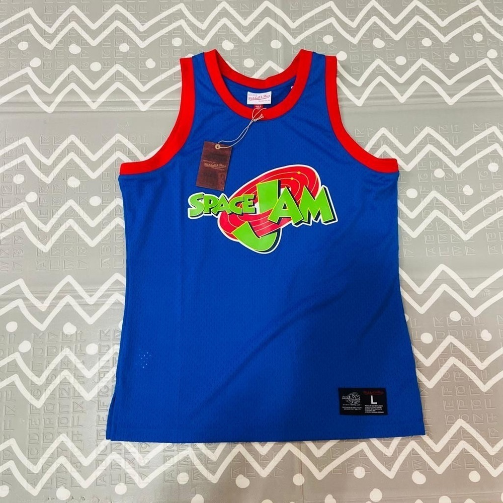 Mitchell and ness space jam basketball jersey XL